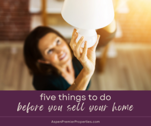 5 Things to Do Before You Sell Your Home